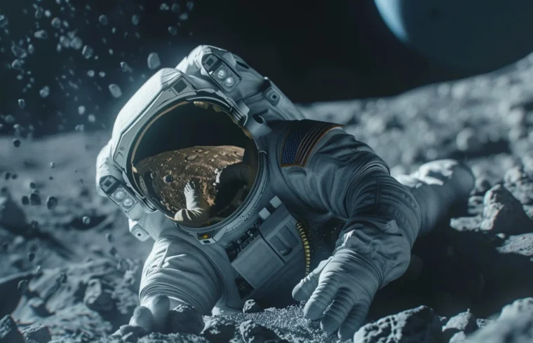 étonnantes chutes astronautes