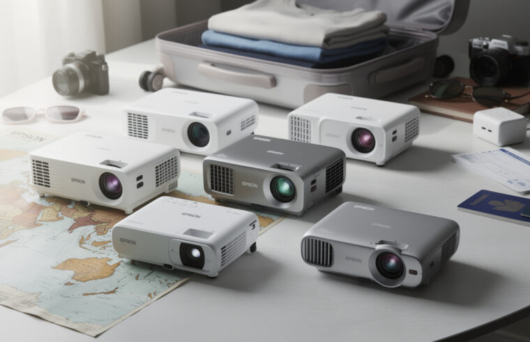 découvrez notre comparatif des meilleurs vidéoprojecteurs epson portables, idéaux pour les voyageurs fréquents à la recherche de performance et de légèreté.
