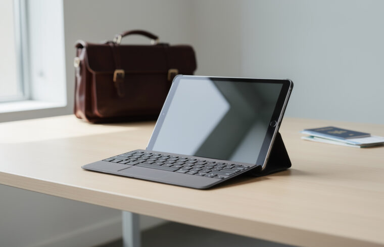 découvrez l'ipad avec clavier, l'accessoire idéal pour optimiser vos voyages d'affaires grâce à sa portabilité, sa productivité et son design élégant.