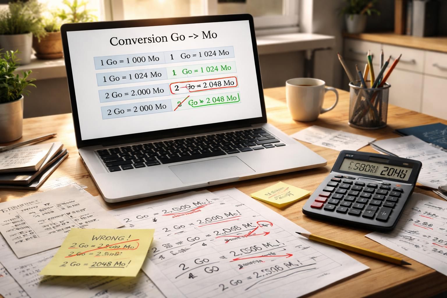 découvrez les erreurs fréquentes à éviter lors de la conversion de 2 go en mo pour garantir une précision optimale dans vos calculs.