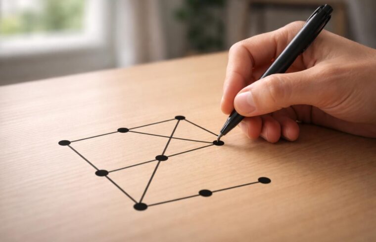 découvrez la solution inattendue pour relier 6 points sans jamais croiser les lignes. révélez les secrets de cette énigme captivante à portée de main !