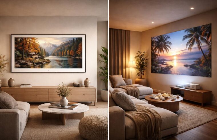 découvrez les différences entre the frame et un projecteur pour choisir l'expérience de visionnage idéale selon vos besoins et votre environnement.