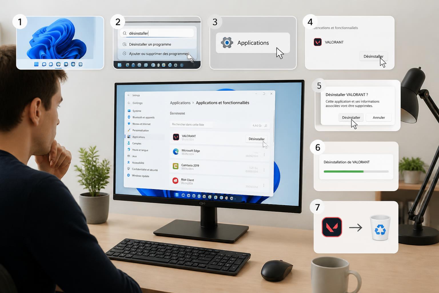découvrez comment désinstaller valorant de votre pc facilement grâce à ces 7 étapes simples et rapides, même si vous n'êtes pas un expert en informatique.