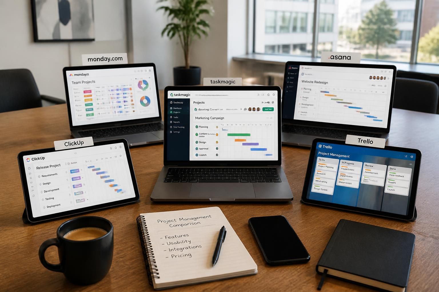 découvrez notre avis comparatif sur taskmagic et ses concurrents pour choisir l'outil de gestion de projets qui vous convient le mieux.