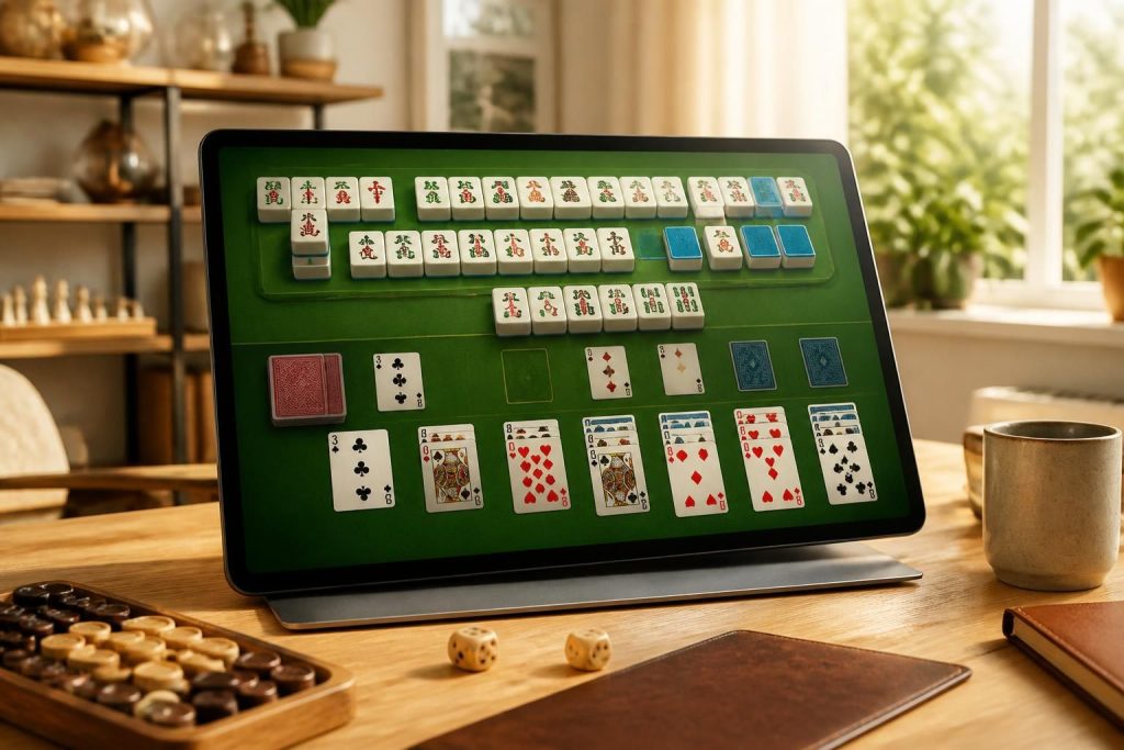 profitez du mahjong et solitaire gratuits en plein écran sans téléchargement pour un divertissement illimité et accessible instantanément.